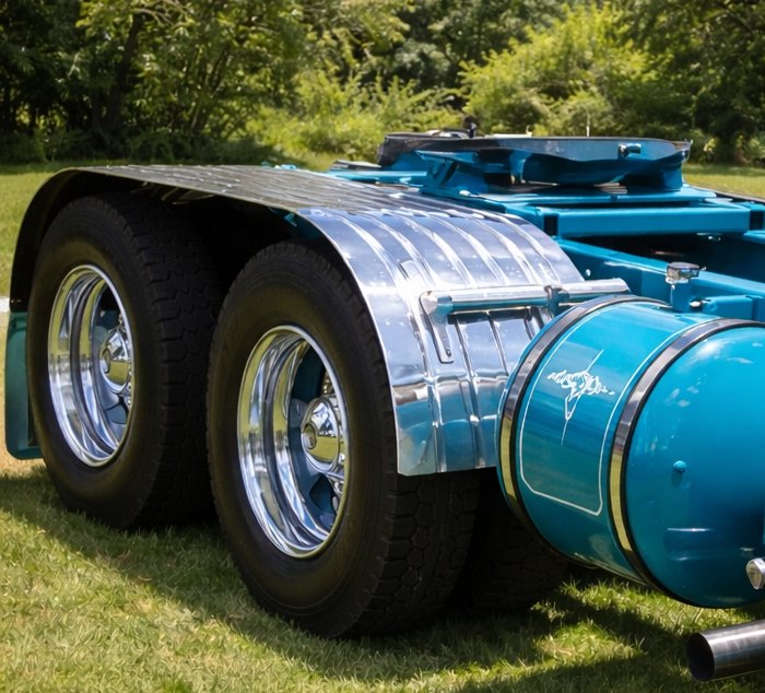 Aluminium Tandem Truck Mudguards