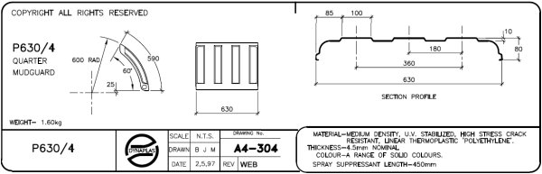 part # P630/4